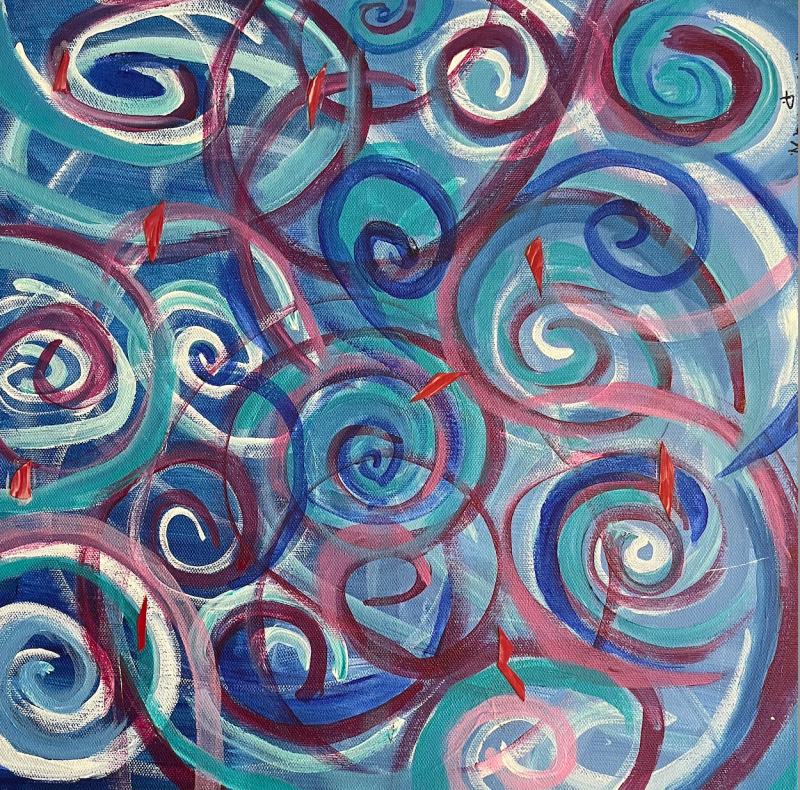 Swirling Skies by artist Rosalinda Peña